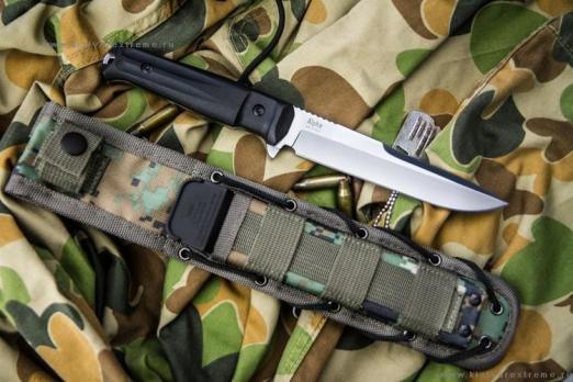 Тактический нож Kizlyar Supreme Alpha AUS-8 Stonewash