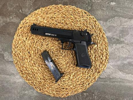 Пистолет охолощенный EAGLE XU (СХП Retay Desert Eagle), черный